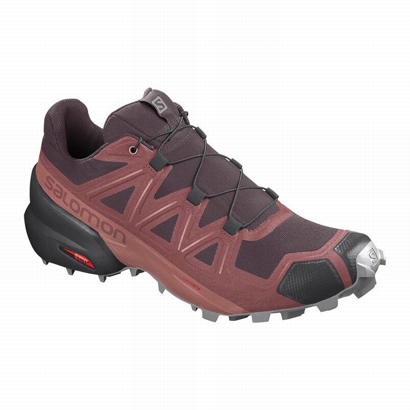 Salomon Trail Løbesko Dame Rød - SPEEDCROSS 5 (OHCJB-0654)